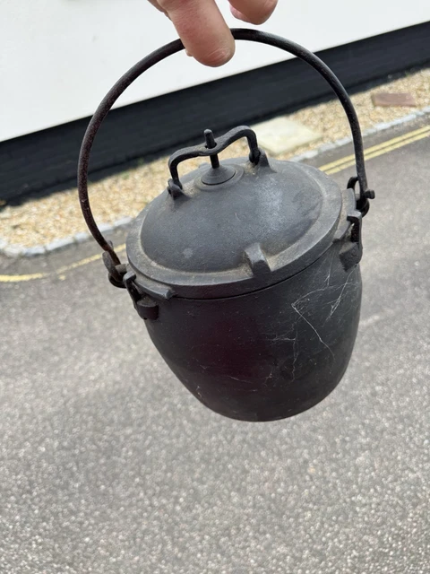 KENRICK PRESSURE COOKING Pot Quarts Cast Iron PicClick UK