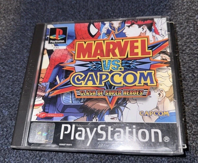 MARVEL VS CAPCOM Clash Of The Super Heroes Ps1 Playstation 1 Complete ...