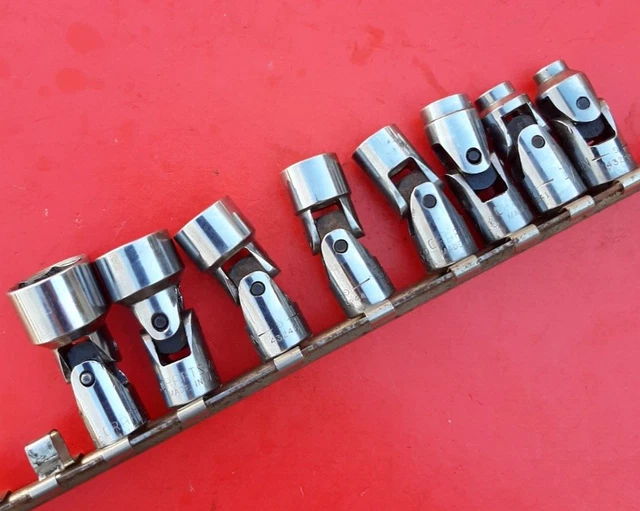 CRAFTSMAN USA 1/4& DRIVE SWIVEL SOCKET SET 8 Piece INVERTED G 3/16" 9