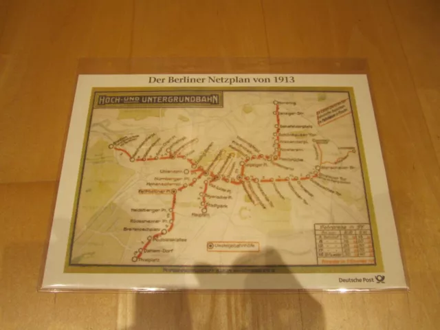 Der Berliner Netzplan von 1913 sowie Der Fahr- und Haltestellenplan von 1913