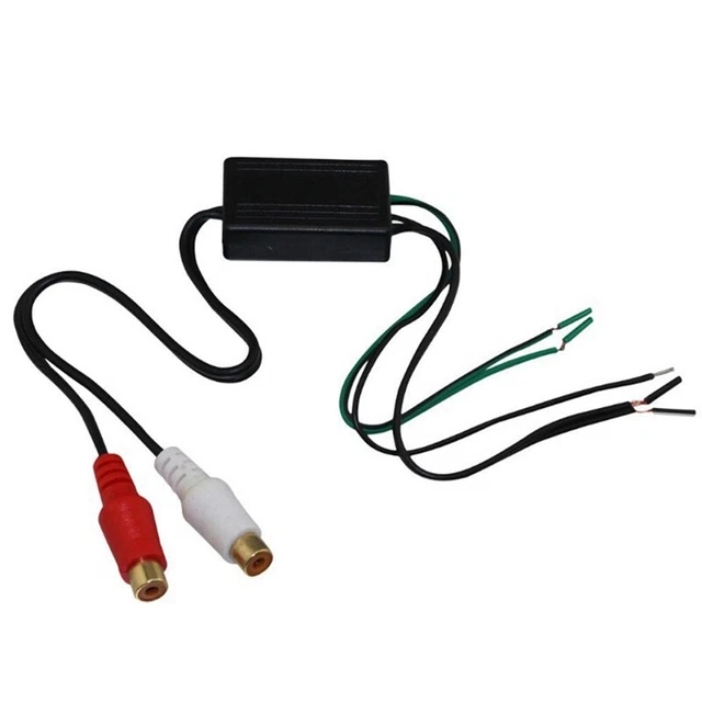 Altoparlanti da 2 RCA Line Uscita Convertitori ON/OFF/Basso per Auto A3G5