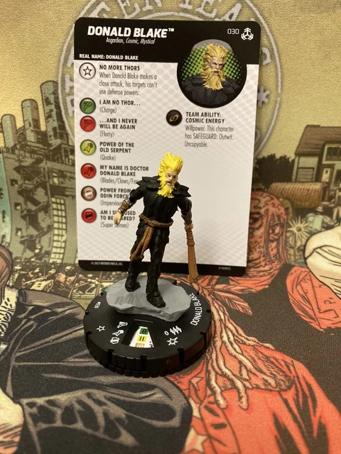Donald Blake 030 Uncommon Figure W/Card War Of Realms Heroclix Marvel
