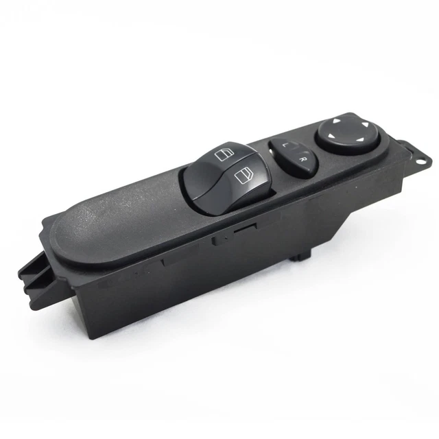 Bouton Commutateur Lève-vitre Pour VW Crafter Et Mercedes Sprinter - Noir, Neuf