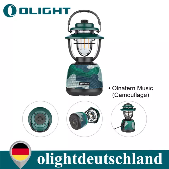 Olight Olantern Music Licht und Musik 2 in 1 Campinglampe Weißes&Warmes LEDs