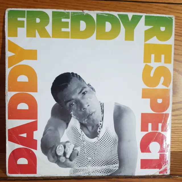 DADDY FREDDY - Respect - 1990 UK 3-track 12" Vinyl Single good condition
