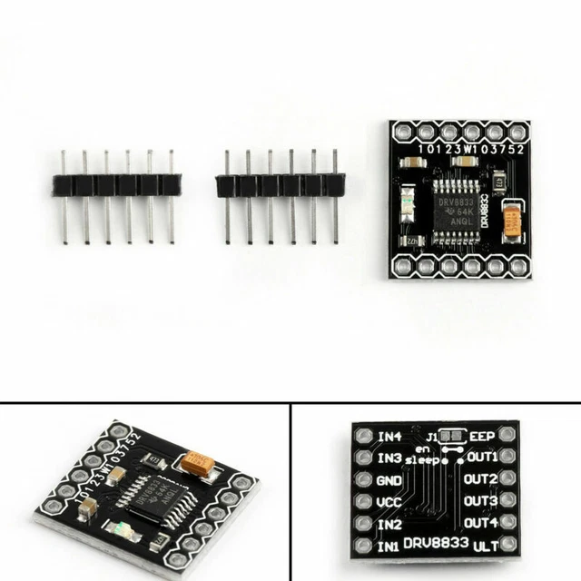 5Pcs 2 Channel DRV8833 DC Motor Driver Module 3V-10V 1.5A H-Bridge ZA