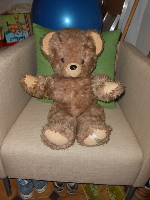 Ours en peluche ancien, 1925 env, Fadap, Pintel, rembourage