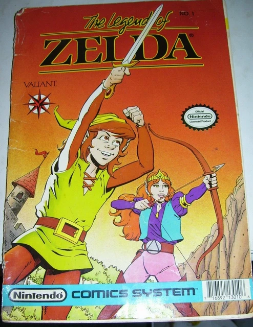 1990  comic book Legend of Zelda Volume 1 Number 1 Valiant Nintendo