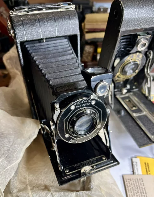2 Cameras Kodak Junior Six-16 MIB & Kodak 2A Autographic
