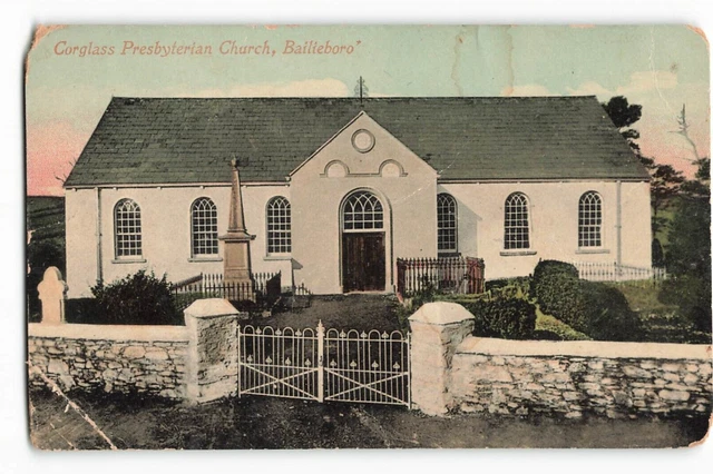 Postcard Corglass Presbyterian Church, Bailieboro VTG VPC02.