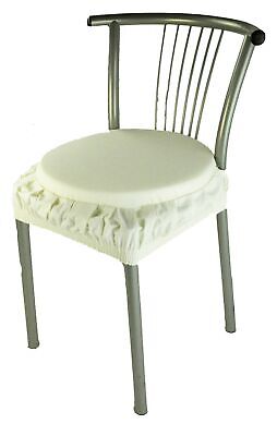 CUSCINO coprisedia ROTONDO moderno cotone cuscini sedie cucina laccetti casa 