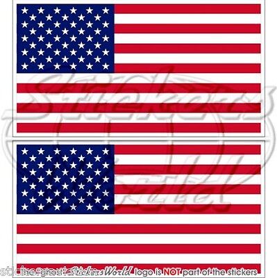 Alaska bandiera bandiera USA Stati Uniti 50mm Auto Adesivo x4 VINILE STICKERS 