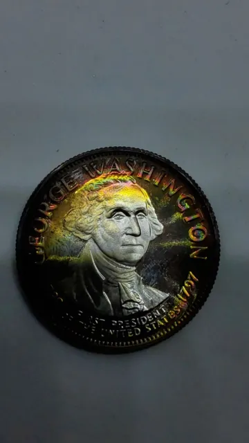 Franklin Mint Sterling George Washington President Coin 32.3 Grams