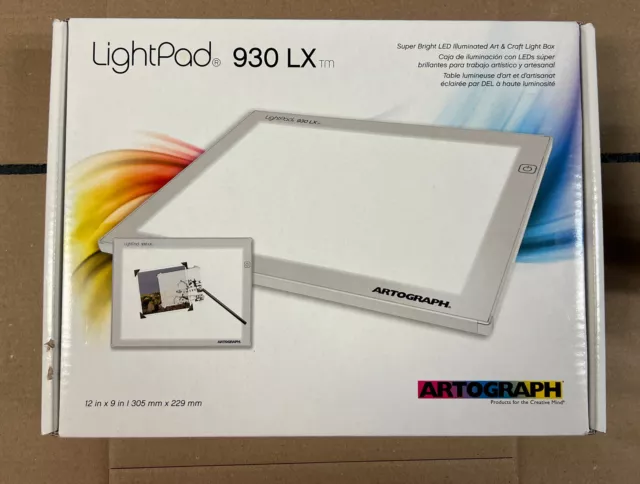 Lightpad 930 - 12 X 9 Thin, Dimmable LED Light Box for Tracing-Artograph