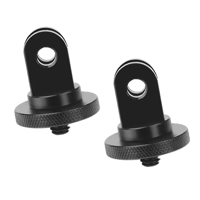 2TLG ALUMINIUM 1/4'' Stativgewinde Adapter Stativ Mount Adapter für ...