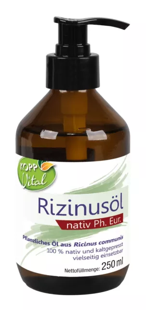 KOPP Vital® Rizinusöl nativ Ph. Eur. 250 ml nativ und kaltgepresst