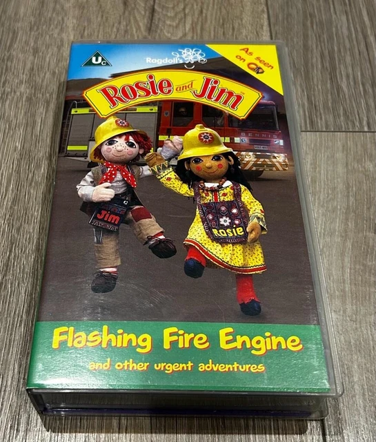 ROSIE AND JIM Flashing Fire Engine VHS £4.99 PicClick UK