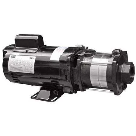 Dayton 5Uxf6 Multi-Stage Booster Pump, 1 Hp, 120/240V Ac, 1 Phase, 1-1/4 In Npt