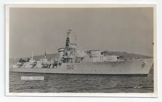 HMS SLUYS Battle class Destroyer Royal Navy Unused RP PC