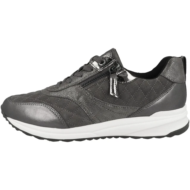 Geox D Omaya Plus A, Scarpe da Ginnastica Basse Donna, Blau (NAVY/BLACKC0045), 39 EU