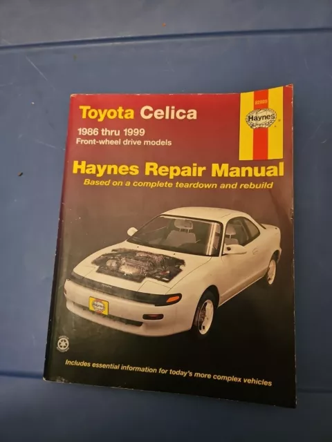 Haynes Repair Manual #92020 Toyota Celica 1986-1999 Front-Wheel Drive Models