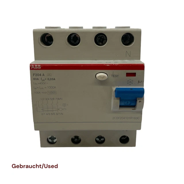 ABB F204 A Fehlerstromschutzschalter 2CSF204101R1630