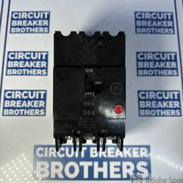 GE TEY330 30 Amp 480/277V 3 Pole Circuit Breaker-￼Warranty (Ship Same Day)￼