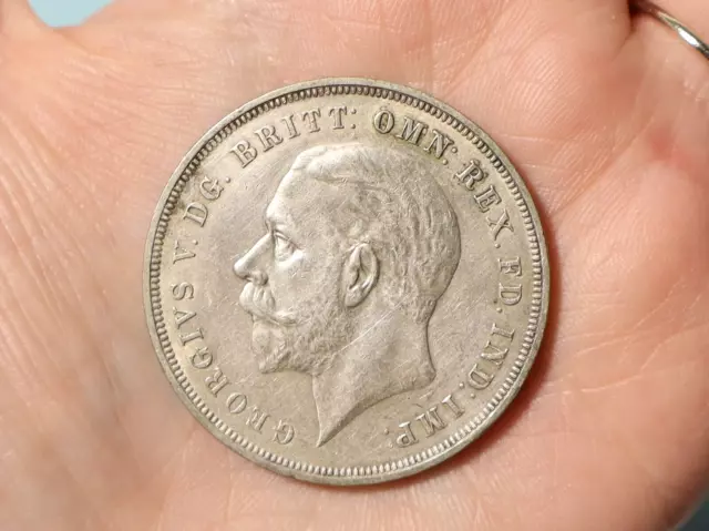 1935 British George V JUBILEE Crown Coin #KK22