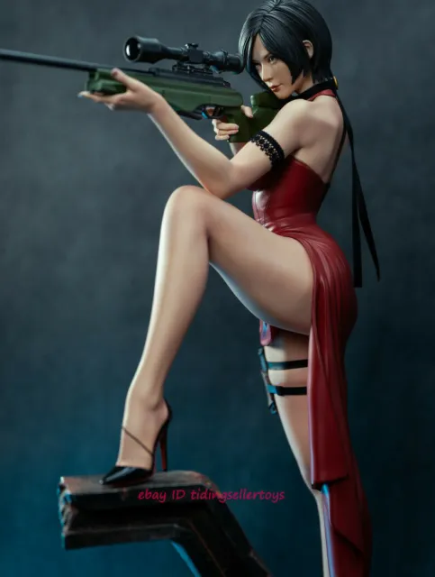1/4 Resident Evil Ada Wong Resin Statue GLS006 Model Recast Green Leaf Cast  Off