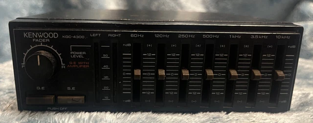 Old school/vintage Kenwood KGC-4300 graphic equalizer/amplifier MADE IN JAPAN