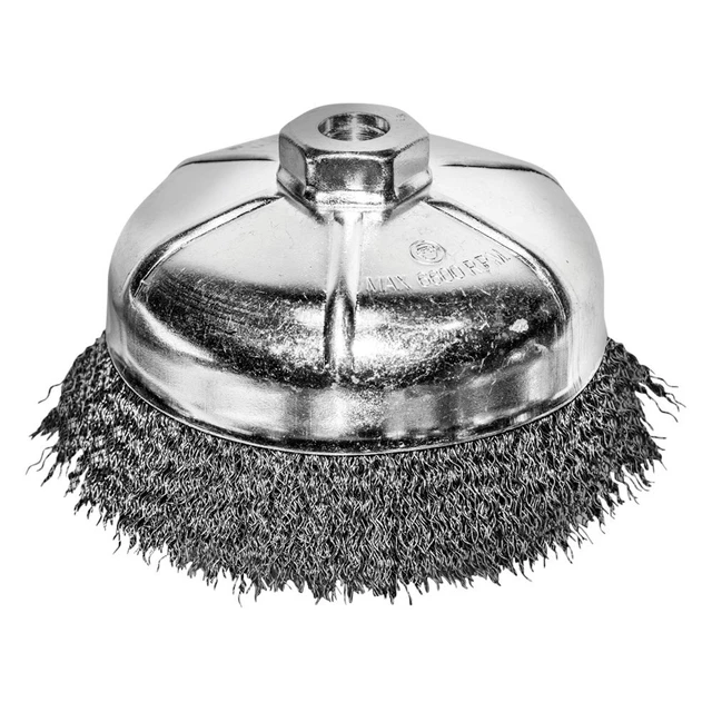 Century Drill & Tool 76055 5" Coarse Steel Crimped Cup Brush