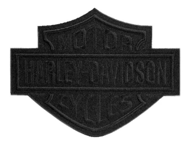 Harley Davidson Aufnäher/Patch Modell B&S Black #8011512  10,0 cm x 7,7 cm