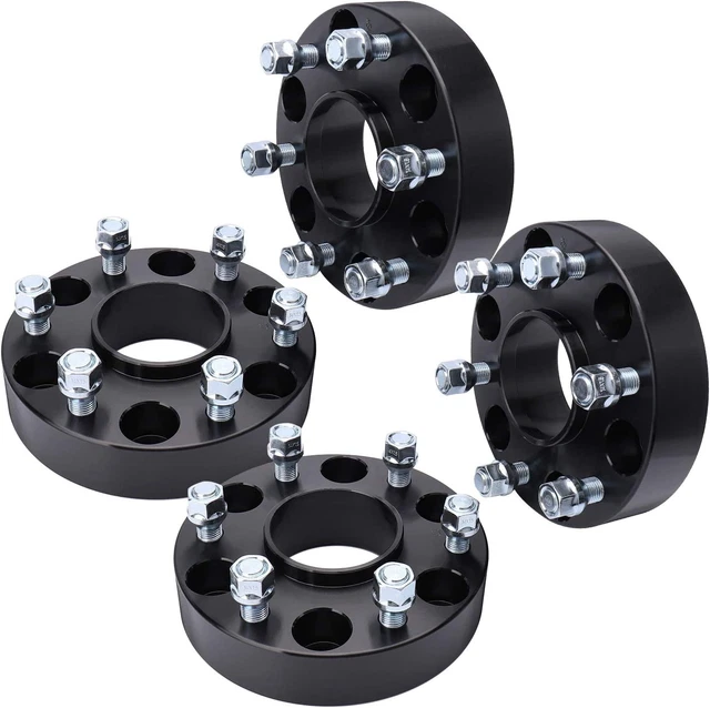 1.5'' 6X139.7Mm Wheel Spacers (78.1Mm Hub Bore, M14X1.5 Studs) for Chevy GMC for