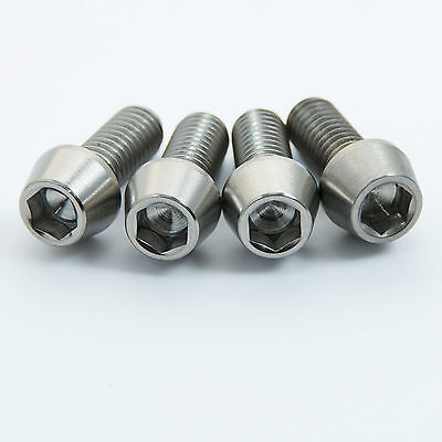 Hayes Avid Avid Bleu Titane Étrier Boulons M6x16mm 4 Paquet Compatible Avec Hope 
