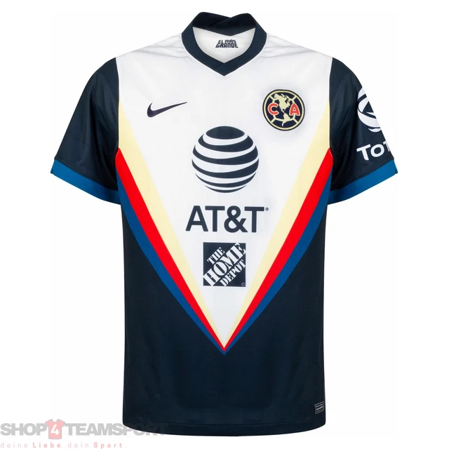 Icon Sports Club America Stadium Class Jersey – Maglia Da Calcio Uomo, Navy, Taglie S-XL