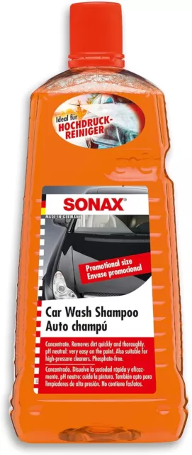 SONAX Car Wash Shampoo Concentrate (2 Litre) - Removes dirt quickly and thoroug