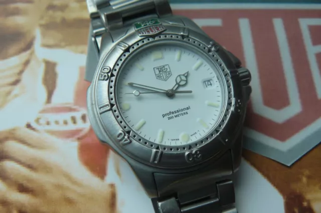 Original Tag Heuer Professional Serie 4000 Herrenuhr Edelstahl