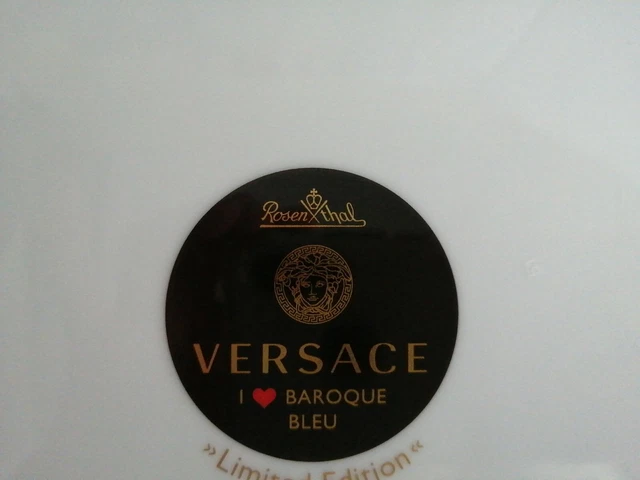 Rosenthal Versace I Love Baroque Bleu Blau Platzteller 33 cm Neu & Ovp 1 A 7