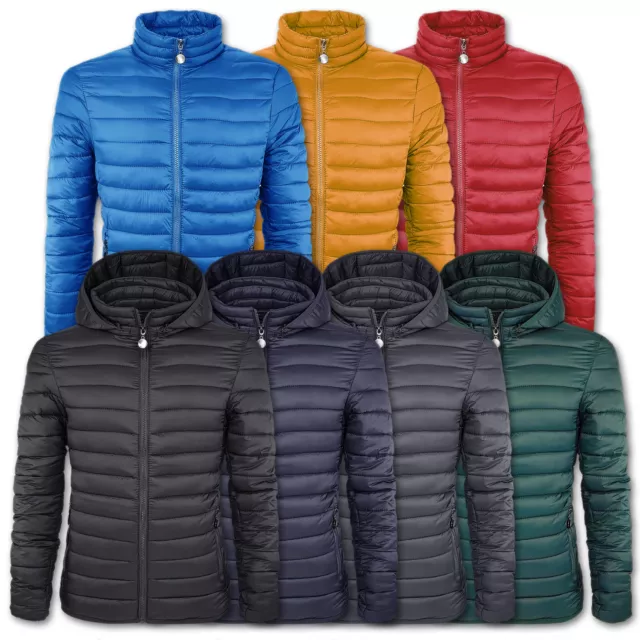 Giubbotto Uomo 100 Grammi Giacca Casual Giubbino Leggero Con Cappuccio VEQUE