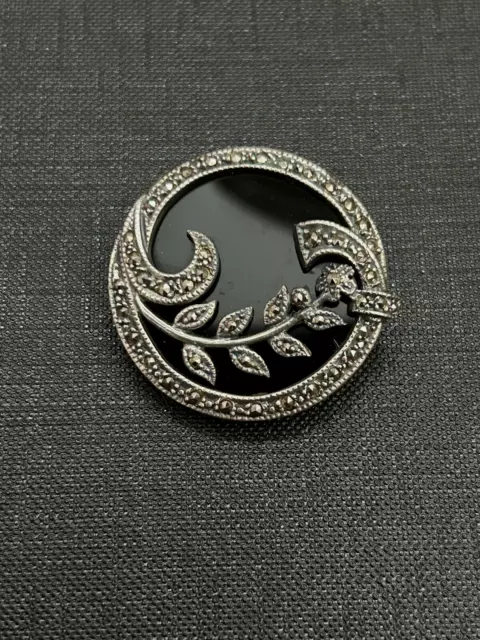 Belle Broche  Ancienne Argent Massif