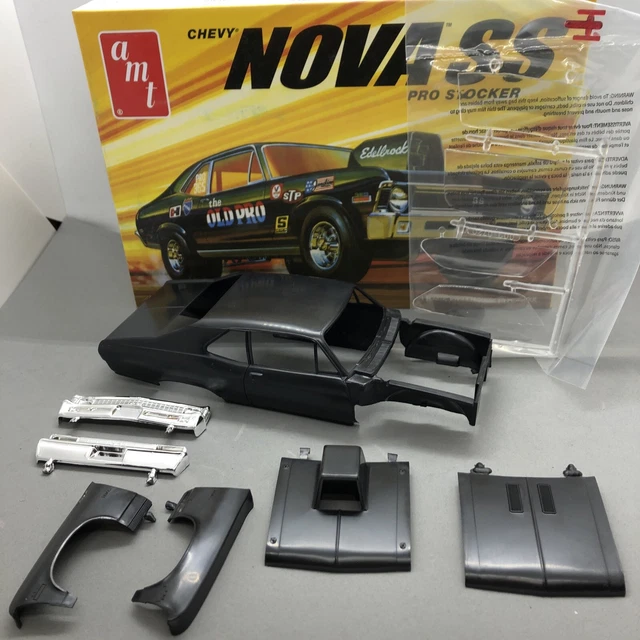CHEVY NOVA SS HARD BODY W Glass PRO & Stock AMT125 LBR Model Parts