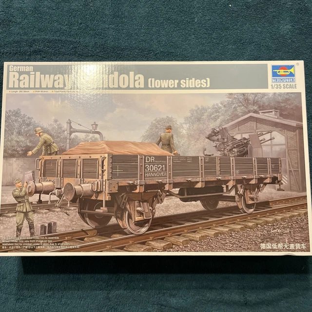 Si Scale Today TRUMPETER 01518 1:35TH scale German Railway Gondola (Lower sides) £34. ...