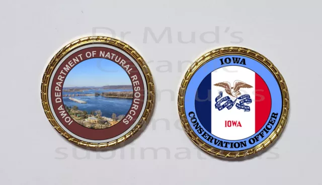 IOWA Conservation Officer  game warden collector coin