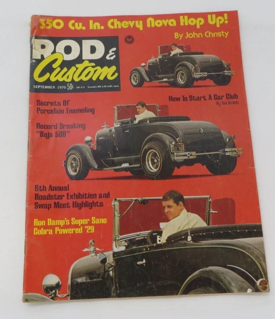 ROD & CUSTOM Magazine September 1970 350 Cu. In. Chevy Nova Hop Up 4.
