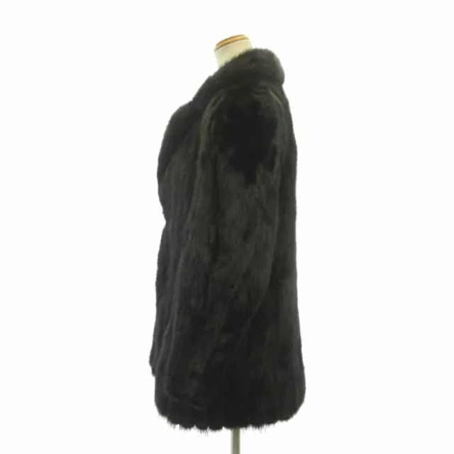 YVES SAINT LAURENT Mink Fur Coat Black $202.79 - PicClick