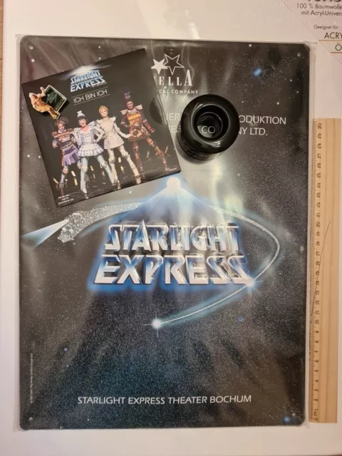 Starlight Express Original Merchandising CD, Pin, Blechschild Skate Rolle + div.