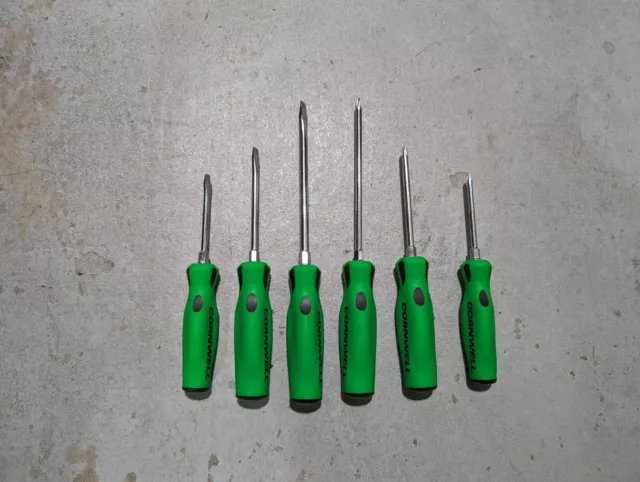 Cornwell Tools CSD86SG - 6 Piece Screwdriver Set - Green