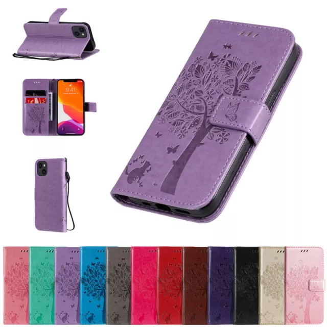 Hülle Für iPhone 14 13 12 11 Pro Max XS XR 8 7 SE Leder Handy Schutztasche Cover