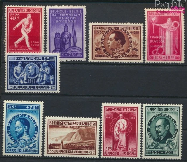 Belgique 760-768 neuf 1946 da (9930321