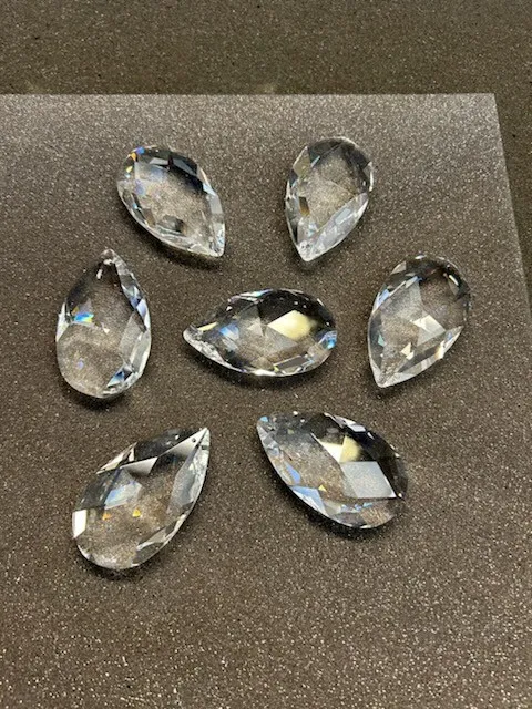 Swarovski Crystal Almond: Spectra 8721 63mm (2-1/2") - Crystal Clear - Stunning